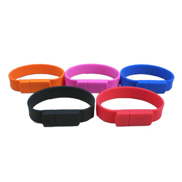 USB Flash Drive with Silicone Bracelet-HCG