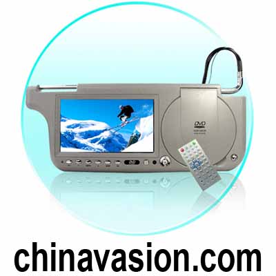 7'' Sun Visor DVD Touch Screen with TV + FM