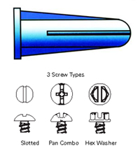 plastic conical plugs