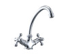 double handle basin mixer