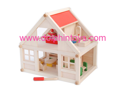 wooden doll house