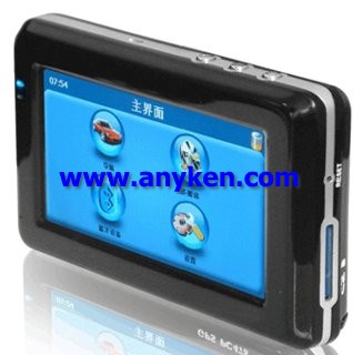 car auto gps navigation system receiver device with mp3 mp4 player and maps gps4330
