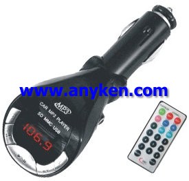 Auto Mp3 Player With Fm Transmitter Modulator And Remote Control N109