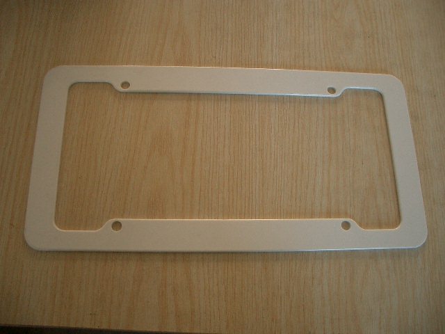 Plastic License Plate Frame