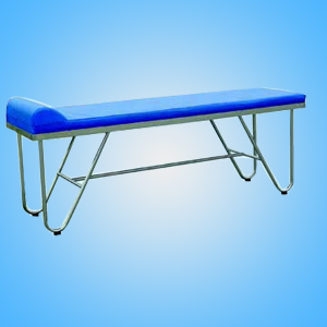 All stainless steel examination bed