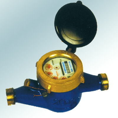 Vane wheel water meter