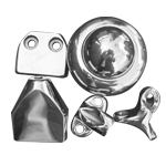 Polished stainless steel