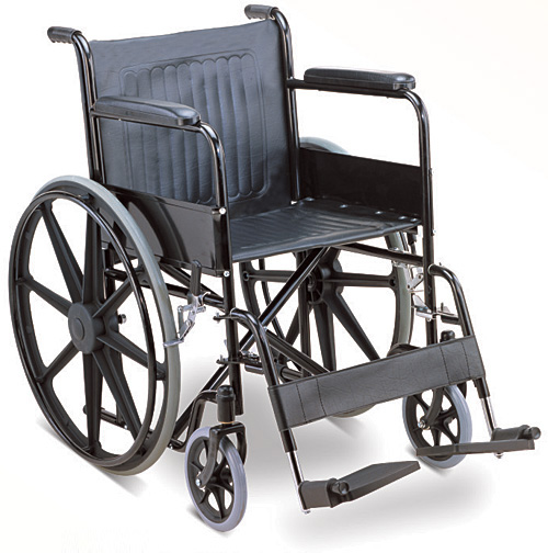 Steel wheel chair