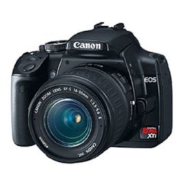 Canon Digital Rebel XTi 10.1MP Digital SLR Camera (Black)