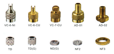 Different type valve caps