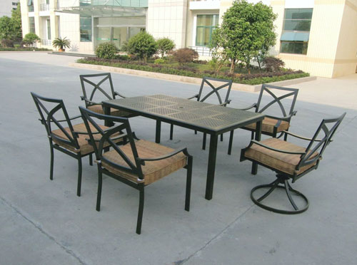 cast alu. furniture set