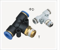 PT touch Fitting plastic connect pneumatic fitting