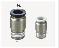 POC air Fitting male straight pipe fitting brass connect