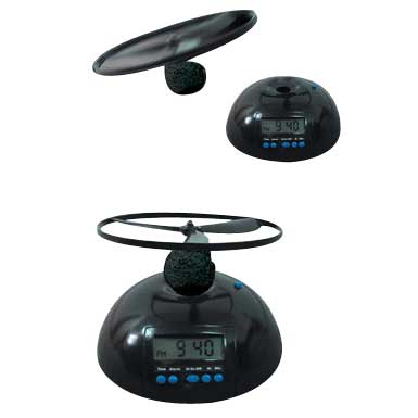 flying alarm clock