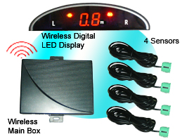 Mini LED Display Car Parking Sensor System