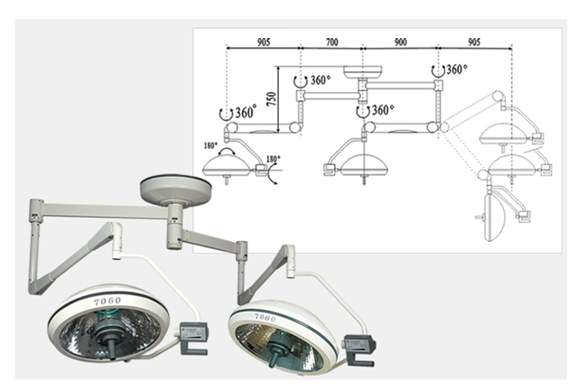 WHOLE REFLECTION SHADOWLESS OPERATION LAMP