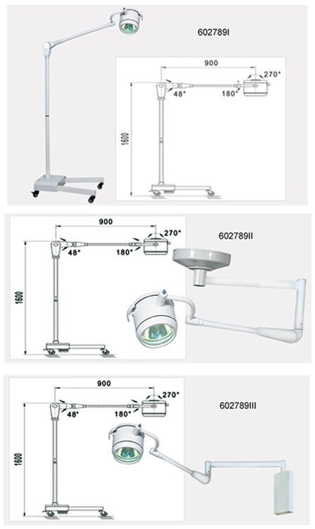 COLD LIGHT OPERATION LAMP WITH SINGLE REFLECTOR