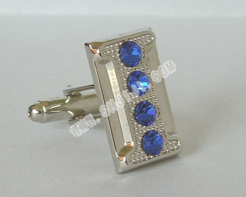 glass cufflink