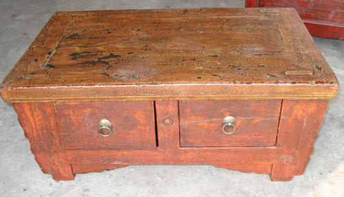 Chinese antique kang table