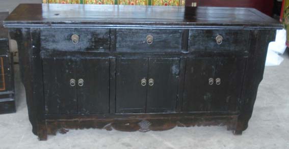 Chinese Old Chest & TV Standing