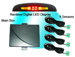 car alarm system LED Display Car Parking Sensor