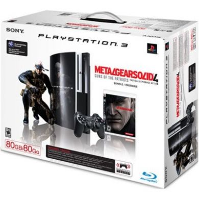 Sony PlayStation 3 80 GB Metal Gear Solid 4 Pack