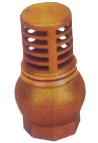 Brass foot valves