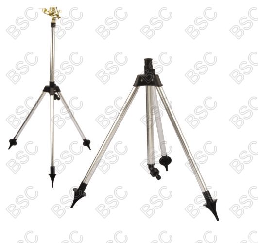 Telescopic impulse sprinkler stand