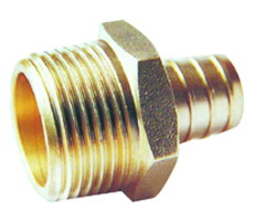 Male/corrugated connector