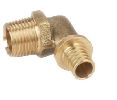 Brass pex coupling