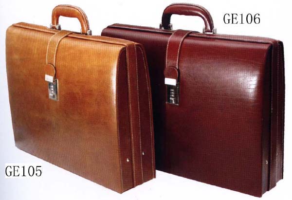 cow leather briefcase