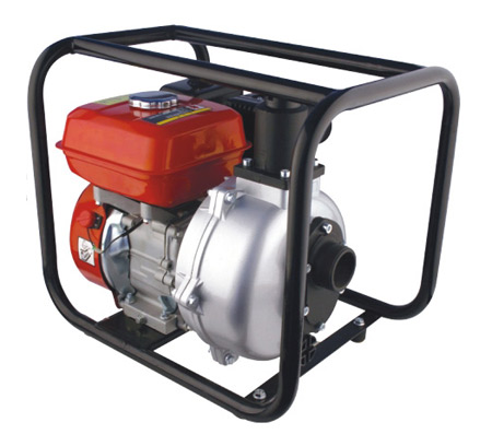 gasoline engine with pressure pump