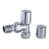 Chrome plated radiator valve