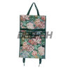 folding shopping bag with wheel