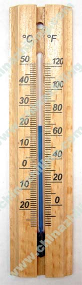 In/Outdoor And Garden Thermometer-Wooden