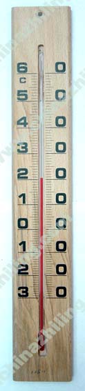 In/Outdoor And Garden Thermometer-Wooden