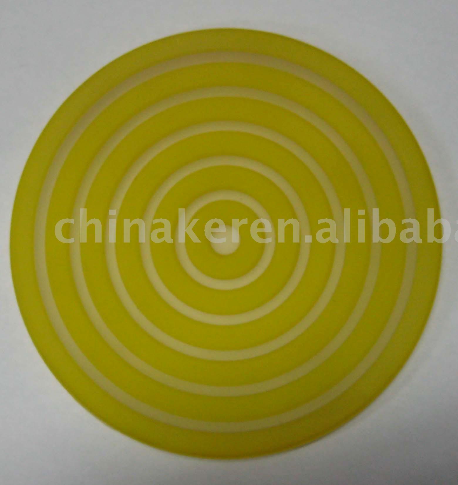 soft pvc coaster