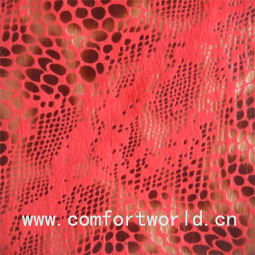 Soft Bronzing Velvet Fabric