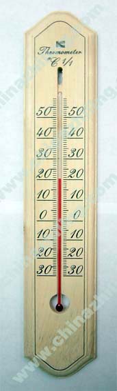 In/Outdoor And Garden Thermometer-Wooden