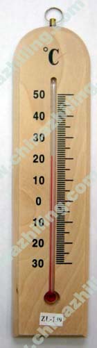 In/Outdoor And Garden Thermometer-Wooden