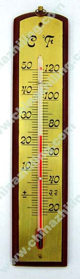 In/Outdoor And Garden Thermometer-Wooden