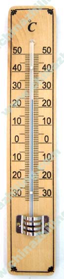 In/Outdoor And Garden Thermometer-Wooden