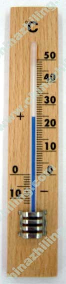 In/Outdoor And Garden Thermometer-Wooden