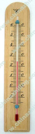 In/Outdoor And Garden Thermometer-Wooden