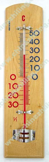 In/Outdoor And Garden Thermometer-Wooden