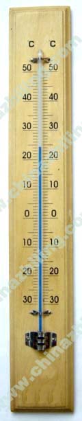 In/Outdoor And Garden Thermometer-Wooden