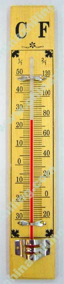 In/Outdoor And Garden Thermometer-Wooden