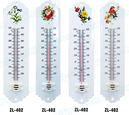 In/OutDoor And Garden Thermometer-Plastic&metal