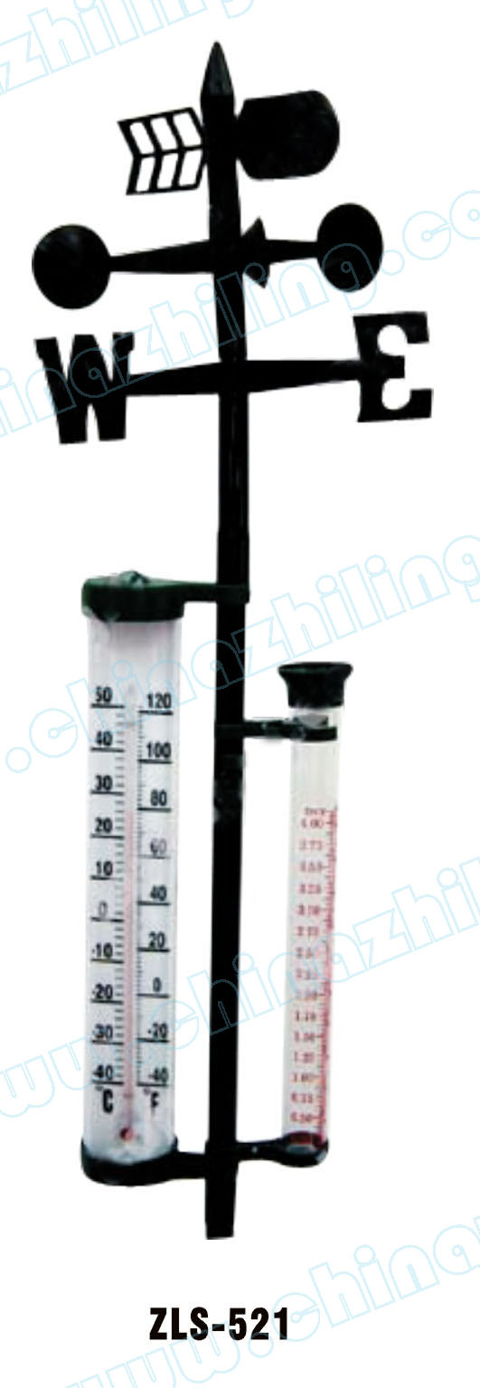 In/OutDoor And Garden Thermometer-Plastic&metal