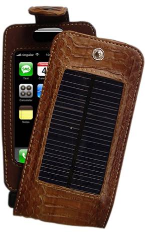 Solar iPhone Battery Recharger